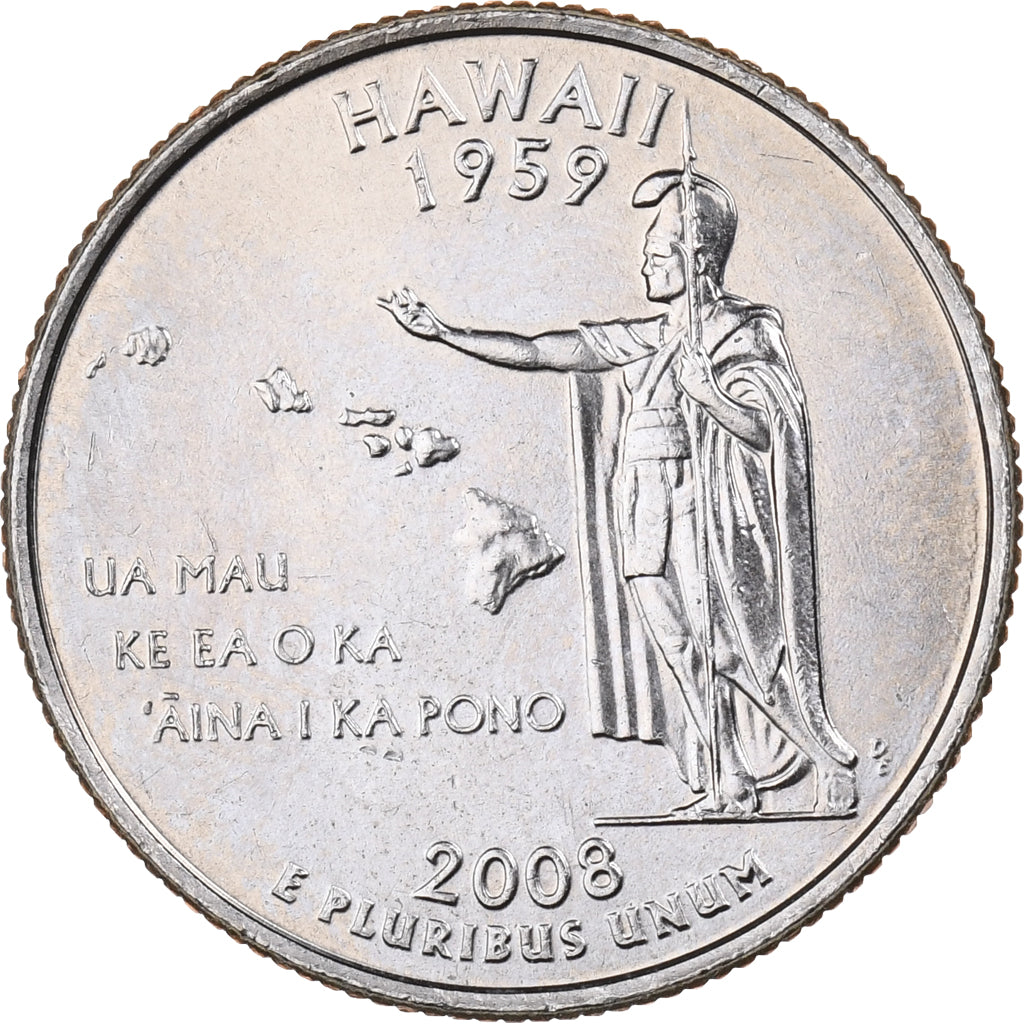 USA, Quarter, 2008, U.S. Mint, Miedź-Nikiel powlekany miedzią, MS(63), KM:425