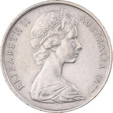 Australia, Elizabeth II, 5 Cents, 1977, Melbourne, Cobre - níquel, EBC, KM:64