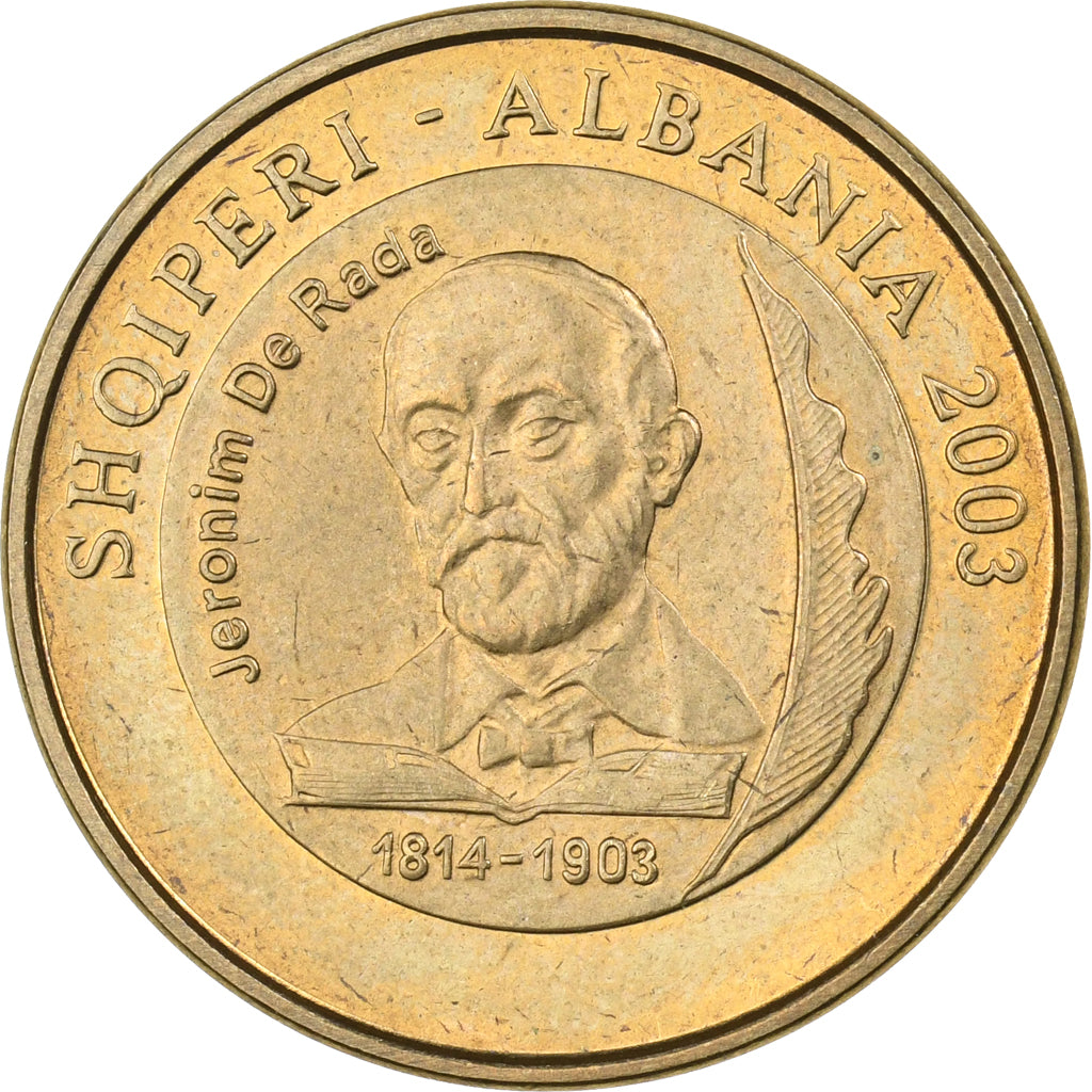 Albania, 50 Lekë, 2003, Messing, STGL, KM:89