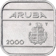Aruba, Beatrix, 50 Cents, 2000, Utrecht, Nickel Bonded Steel, FDC, KM:4
