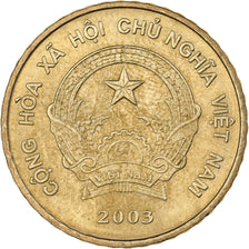 Vietnam, SOCIALIST REPUBLIC, 5000 Dông, 2003, Vantaa, Brass, MS(65-70), KM:73
