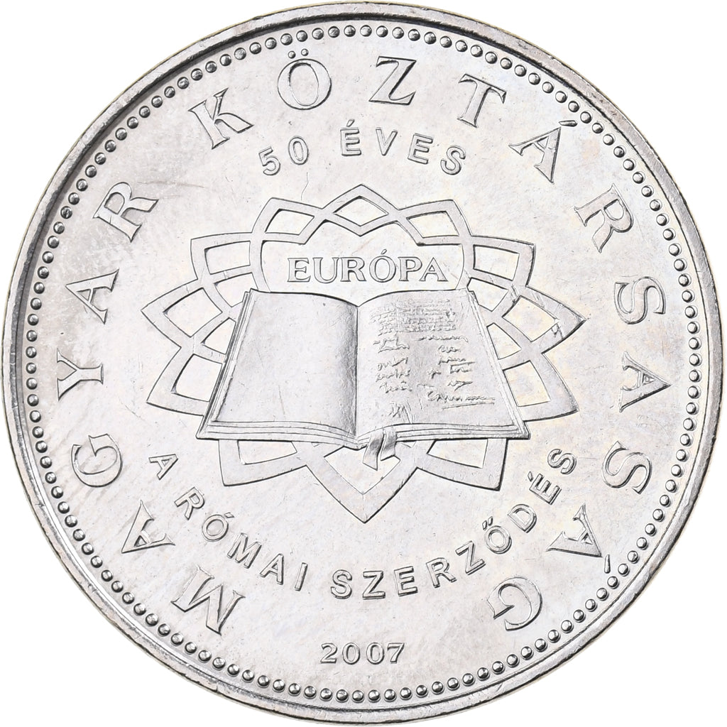 Hungary, 50 Forint, 2007, Copper-nickel, MS(63), KM:805