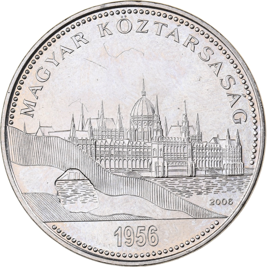 Ungarn, 50 Forint, 2006, Budapest, Kupfer-Nickel, STGL, KM:789