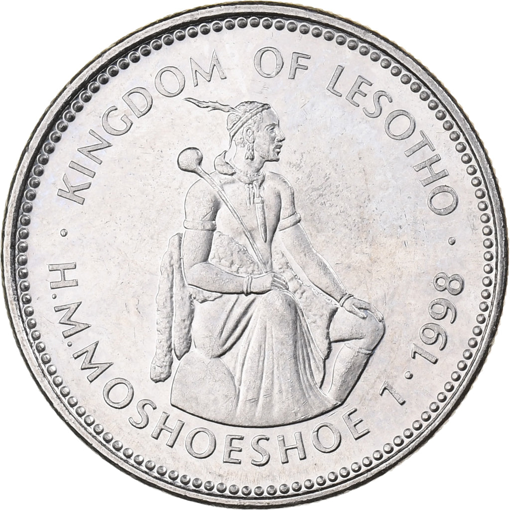 Lesotho, Letsie III, Loti, 1998, Nickel plated steel, MS(65-70), KM:66