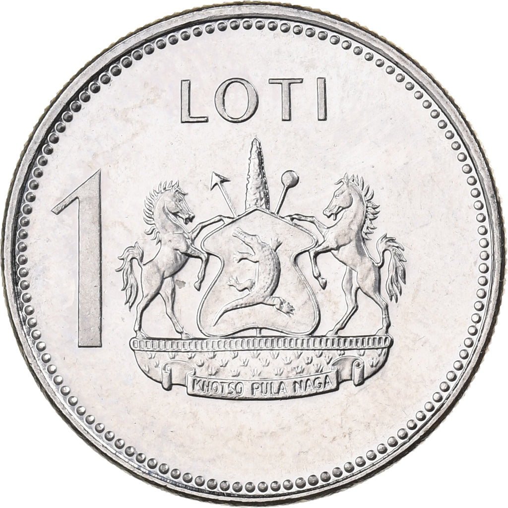 Lesotho, Letsie III, Loti, 1998, Nickel plated steel, MS(65-70), KM:66