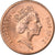 Fiji, Elizabeth II, Cent, 1992, Copper Plated Zinc, MS(63), KM:49a