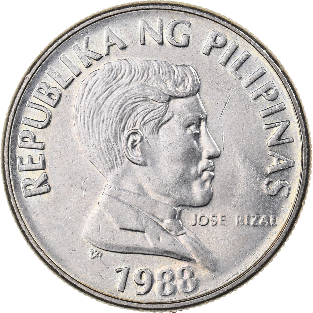 Filippine, Piso, 1988, Rame-nichel, FDC, KM:243.1