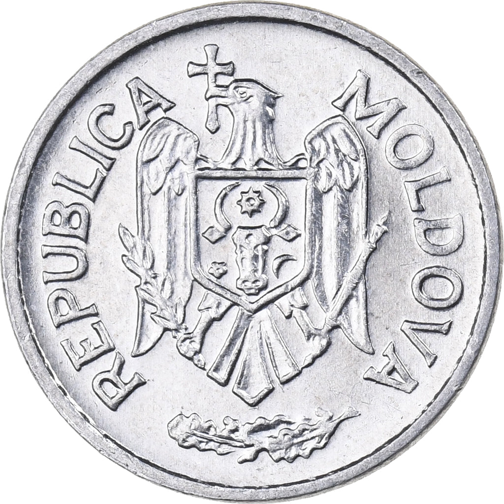 Moldova, 25 Bani, 1993, Aluminum, MS(63), KM:3