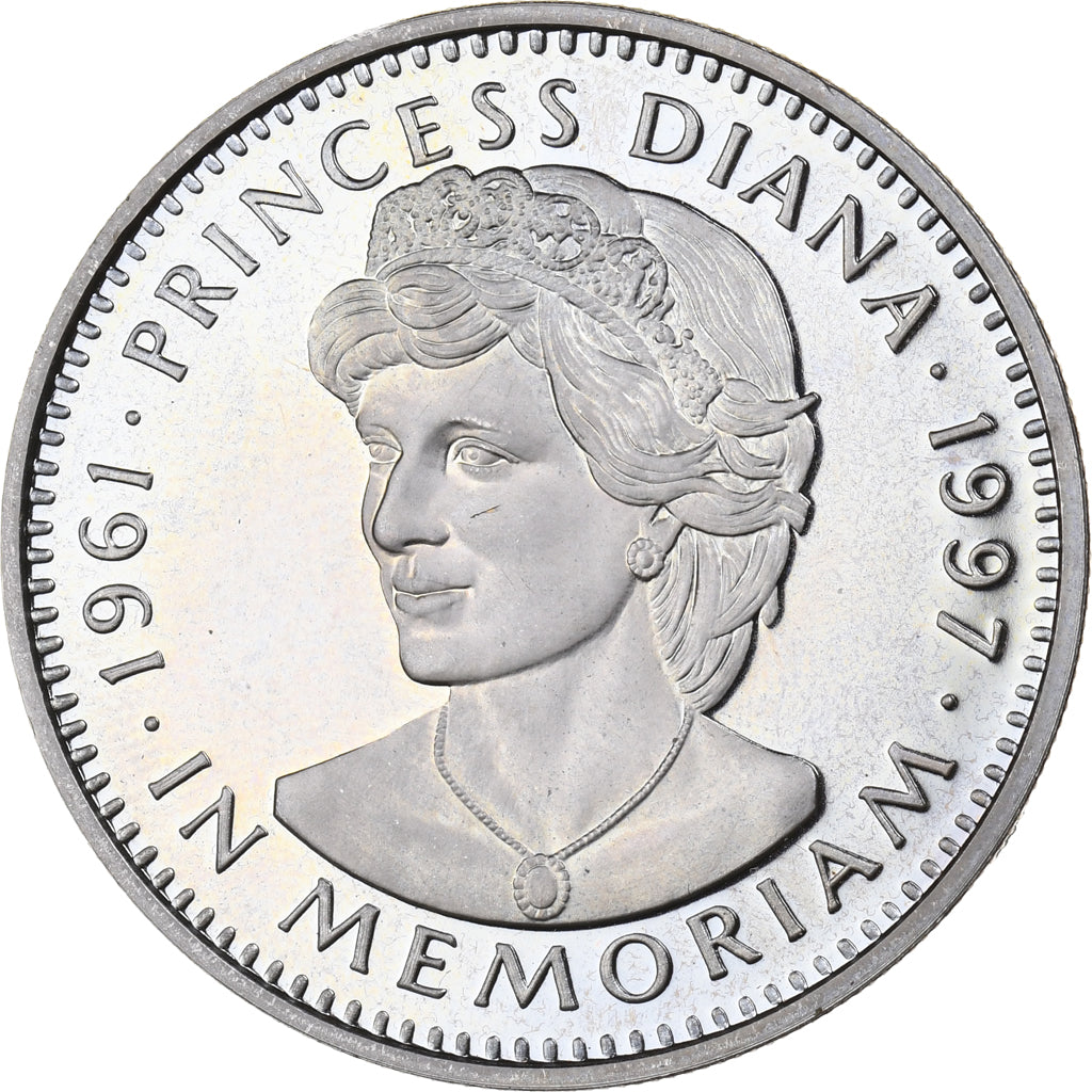 Liberia, 5 Dollars, 1997, Rame-nichel, SPL, KM:445