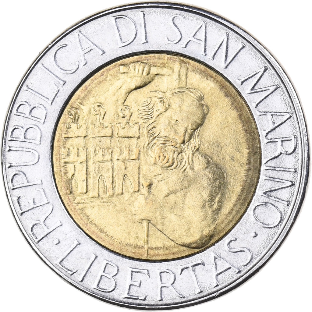 San Marino, 500 Lire, 1994, Rome, Bimetaliczny, MS(63), KM:314