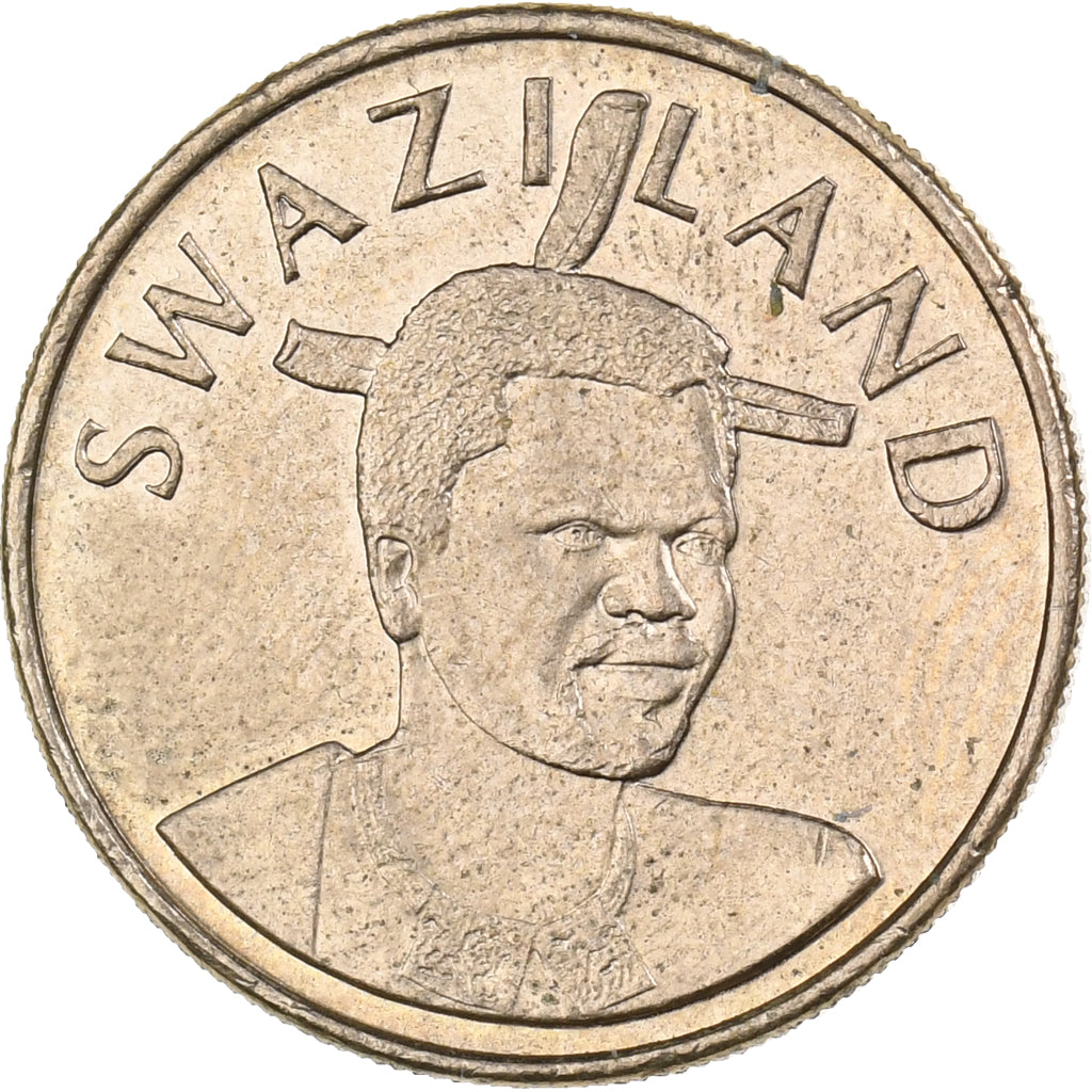 Suazilandia, King Msawati III, Lilangeni, 1998, British Royal Mint, Latón, FDC