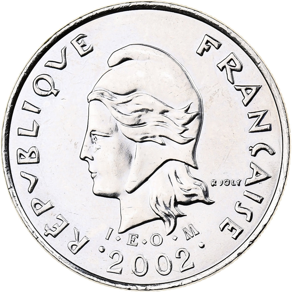 Polynésie française, 10 Francs, 2002, Paris, Nickel, FDC, KM:8