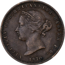 Jersey, Victoria, 1/26 Shilling, 1870, Bronze, EF(40-45), KM:4