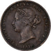 Jersey, Victoria, 1/26 Shilling, 1870, Bronze, EF(40-45), KM:4