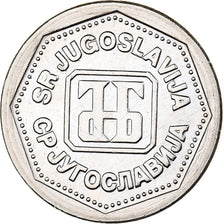 Yugoslavia, Dinar, 1993, Copper-Nickel-Zinc, MS(65-70), KM:154
