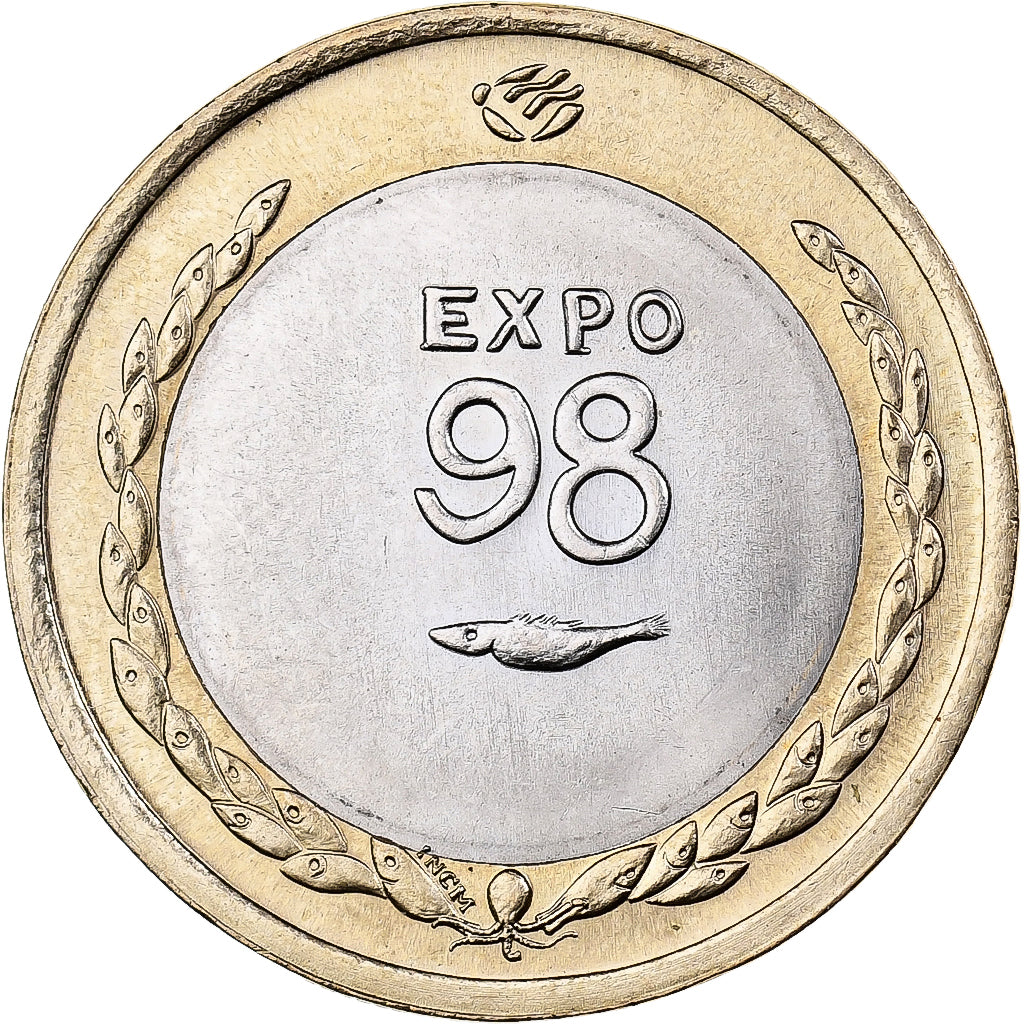 Portugal, 200 Escudos, 1998, Bi-Metallic, VZ, KM:706