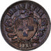 Suiza, 2 Rappen, 1925, Bern, Bronce, MBC+, KM:4.2