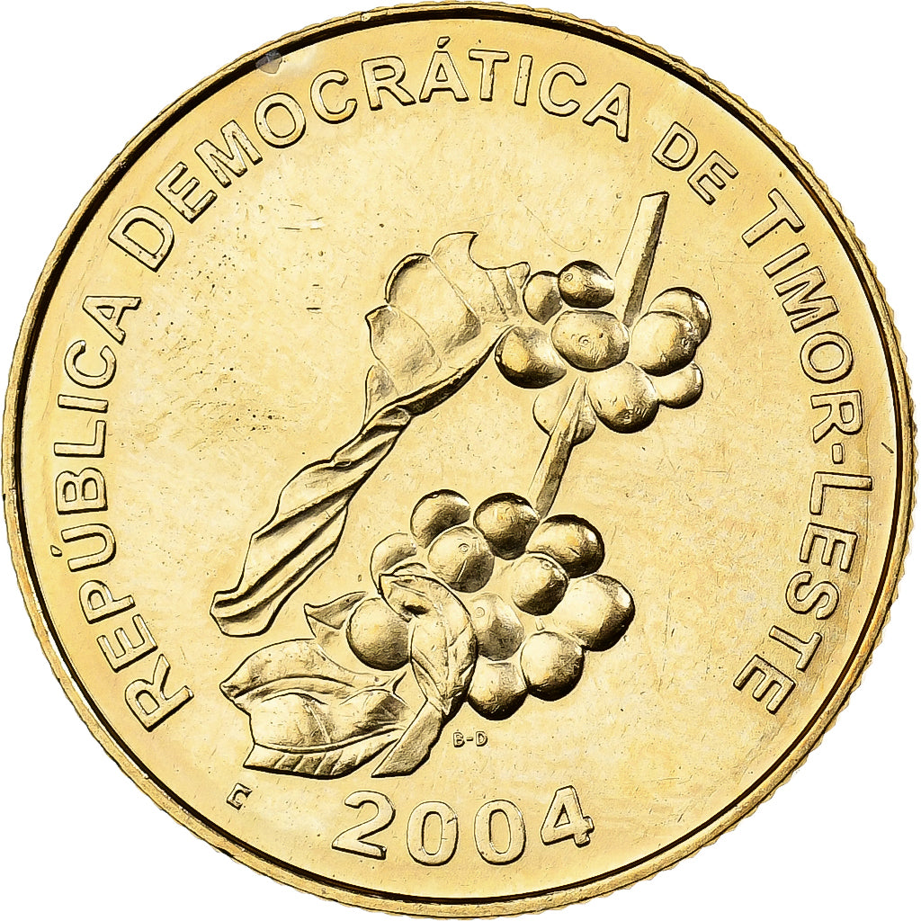 Timor Oriental, 50 Centavos, 2004, Lisbonne, Nickel-Cuivre, FDC, KM:5