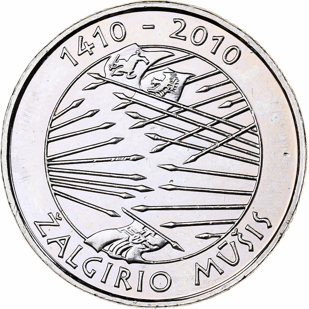 Lithuania, Litas, 2010, Copper-nickel, MS(63), KM:172