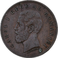 Romania, Carol I, 2 Bani, 1882, Bucharest, Rame, BB, KM:18