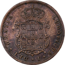 Portugal, Luiz I, 5 Reis, 1875, Copper, AU(50-53), KM:513