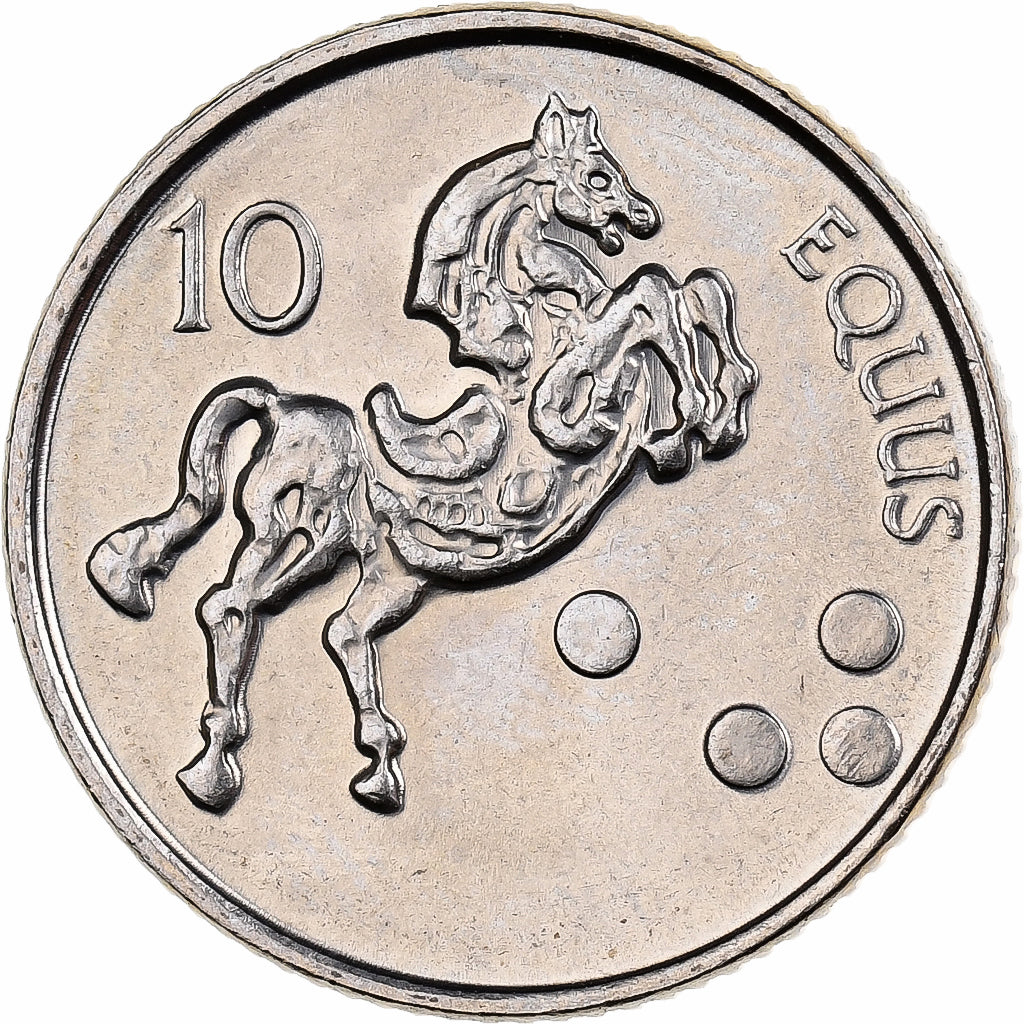 Slovenia, 10 Tolarjev, 2000, Copper-nickel, MS(65-70), KM:41
