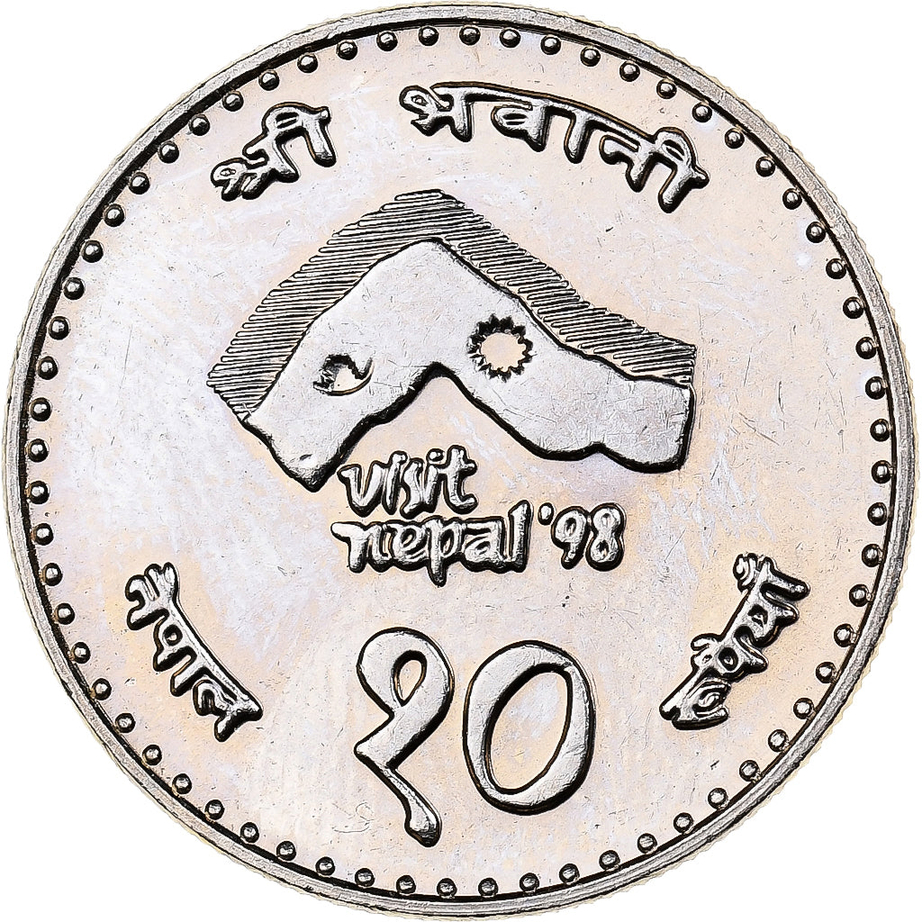 Nepal, SHAH DYNASTY, Birendra Bir Bikram, 10 Rupee, 1997, Kathmandu
