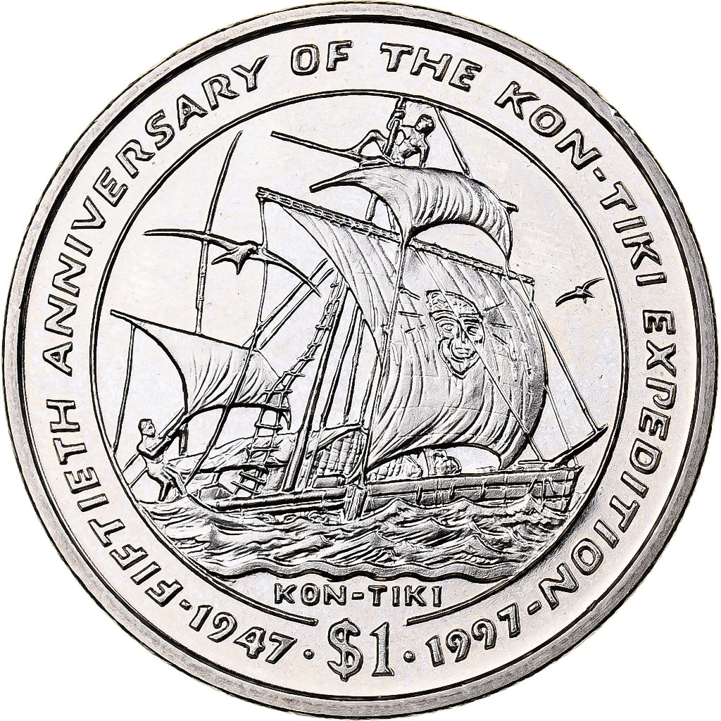 Liberia, Dollar, 1997, Kupfer-Nickel, STGL, KM:320