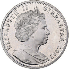 Gibilterra, Elizabeth II, Crown, 2003, Rame-nichel, SPL, KM:1052