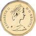 Kanada, Elizabeth II, Dollar, 1988, Royal Canadian Mint, Aureate-Bronze Plated
