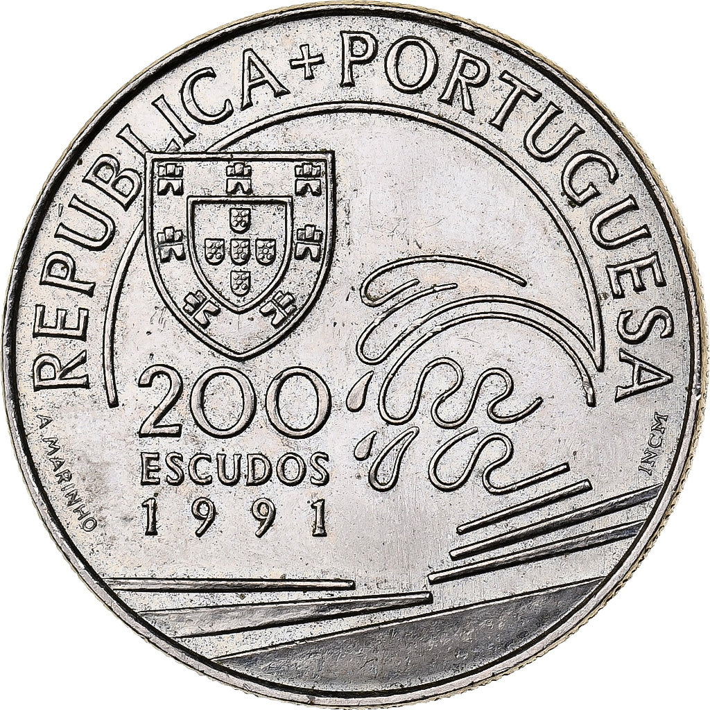 Portugal, 200 Escudos, 1991, Cupro-nickel, SUP, KM:658