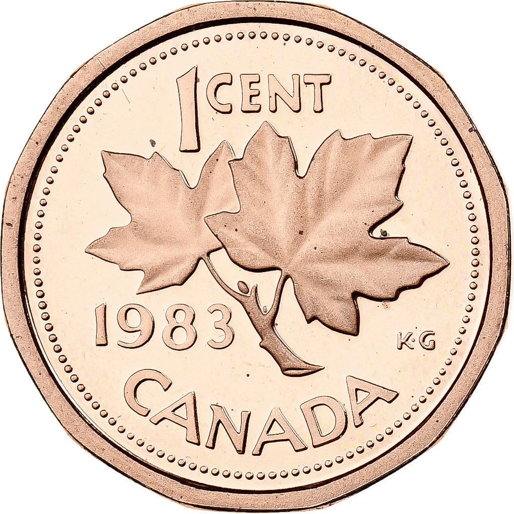 Kanada, Elizabeth II, Cent, 1983, Royal Canadian Mint, Bronze, STGL, KM:132