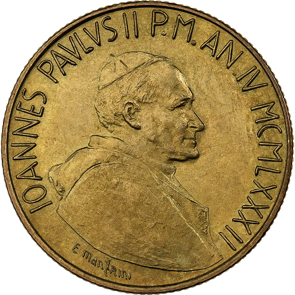 PAŃSTWO WATYKAŃSKIE, John Paul II, 200 Lire, 1982 (Anno IV), Rome