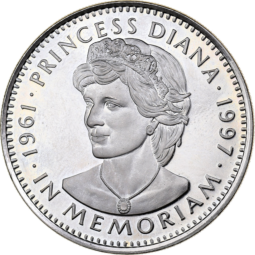 Liberia, 5 Dollars, 1997, Rame-nichel, SPL, KM:447