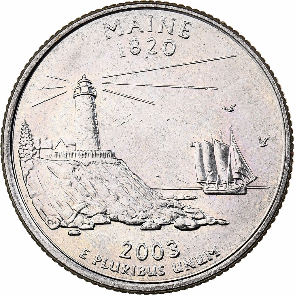 Estados Unidos, Quarter, 2003, U.S. Mint, Cobre - níquel recubierto de cobre