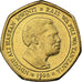 Tanzania, 50 Shilingi, 1996, Brass plated steel, MS(63), KM:33