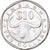 Zimbabue, 10 Dollars, 2003, Harare, Níquel chapado en acero, SC, KM:14