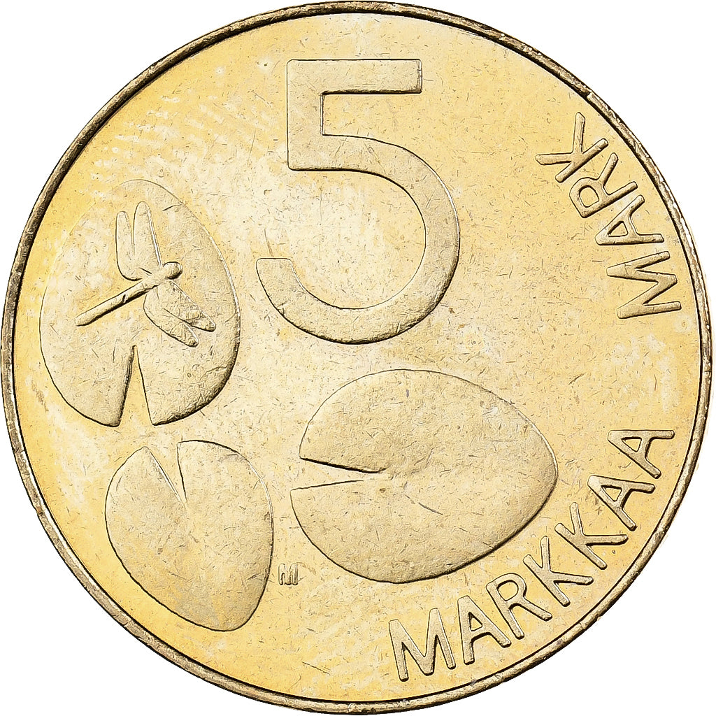 Finland, 5 Markkaa, 2001, Copper-Aluminum-Nickel, UNC-, KM:73