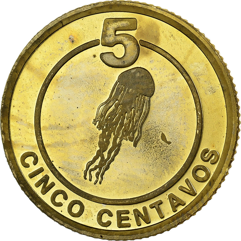 CABINDA, 5 Centavos, 2008, laiton, MS63, KM:76