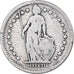 Schweiz, 2 Francs, 1874, Bern, Silber, S, KM:21