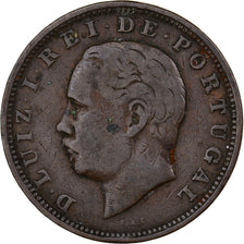 Portugal, Luiz I, 20 Reis, 1886, Lisbon, Bronze, VF(30-35), KM:527