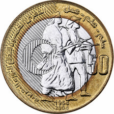 Algeria, 50 Dinars, 2004, Algiers, Bi-metallico, FDC, KM:138