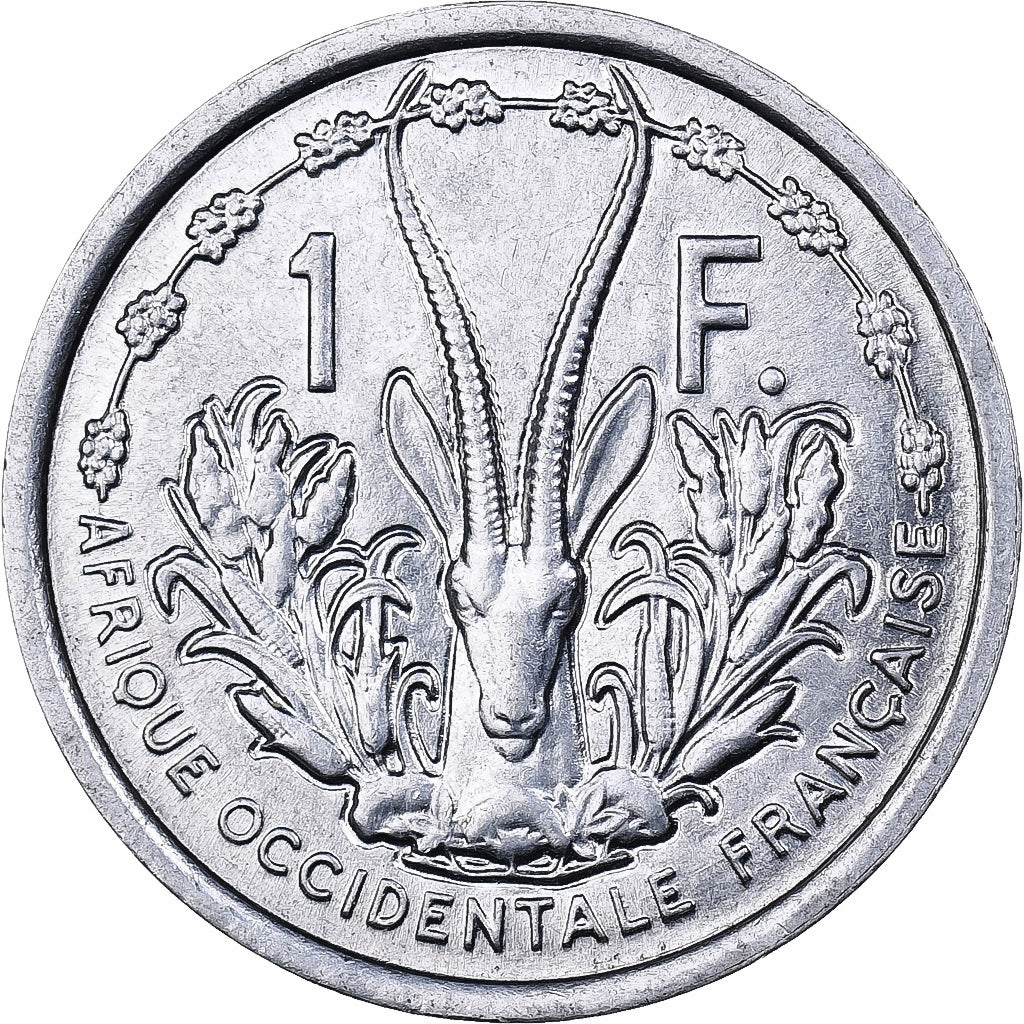 África Equatorial Francesa, Franc, 1948, Paris, Alumínio, MS(65-70), KM:6