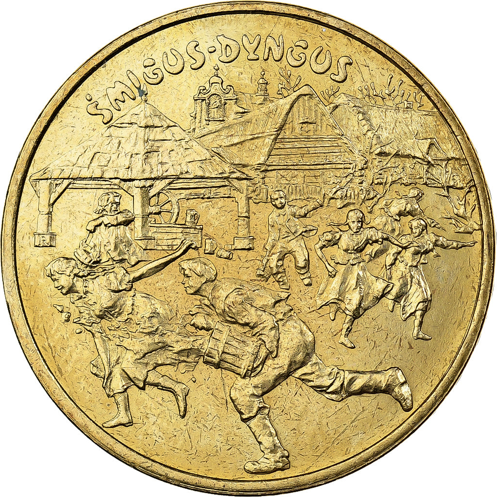 Poland, 2 Zlote, 2003, Warsaw, Brass, MS(65-70), KM:451