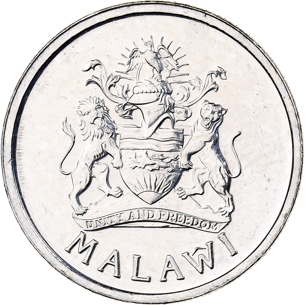 Malawi, 5 Tambala, 1995, Nickel plated steel, MS(63), KM:26