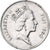 Fiji, Elizabeth II, 10 Cents, 1990, Nickel plated steel, AU(55-58), KM:52a