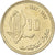 Marrocos, al-Hassan II, 10 Santimat, 1987/AH1407, Paris, Alumínio-Bronze