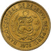 Peru, 10 Soles, 1978, Brass, EF(40-45), KM:272.2