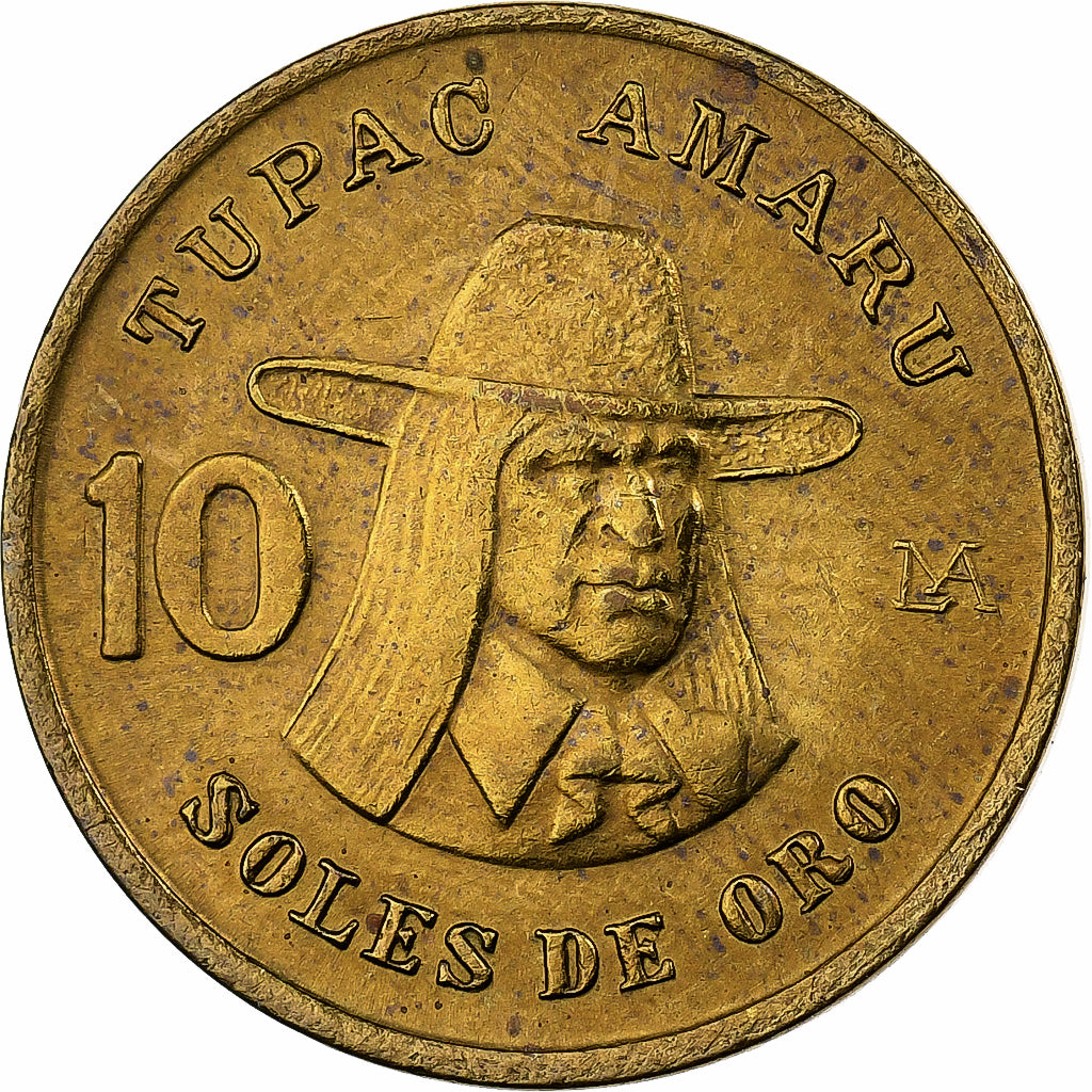 Peru, 10 Soles, 1978, Brass, EF(40-45), KM:272.2