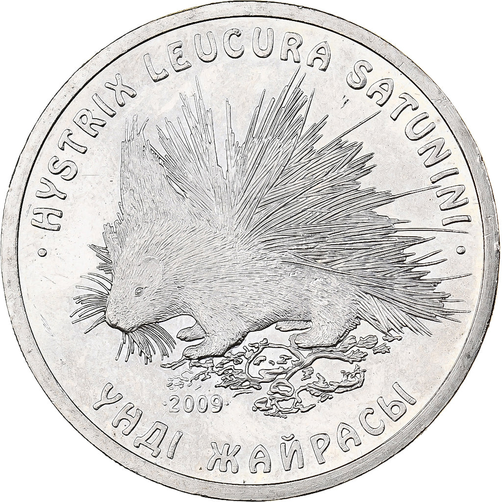 Kazakhstan, 50 Tenge, 2009, Kazakhstan Mint, Copper-nickel, MS(63), KM:141